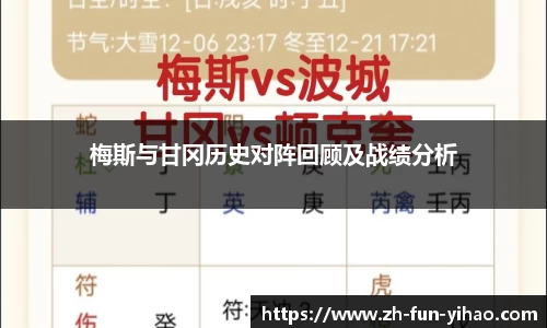 梅斯与甘冈历史对阵回顾及战绩分析